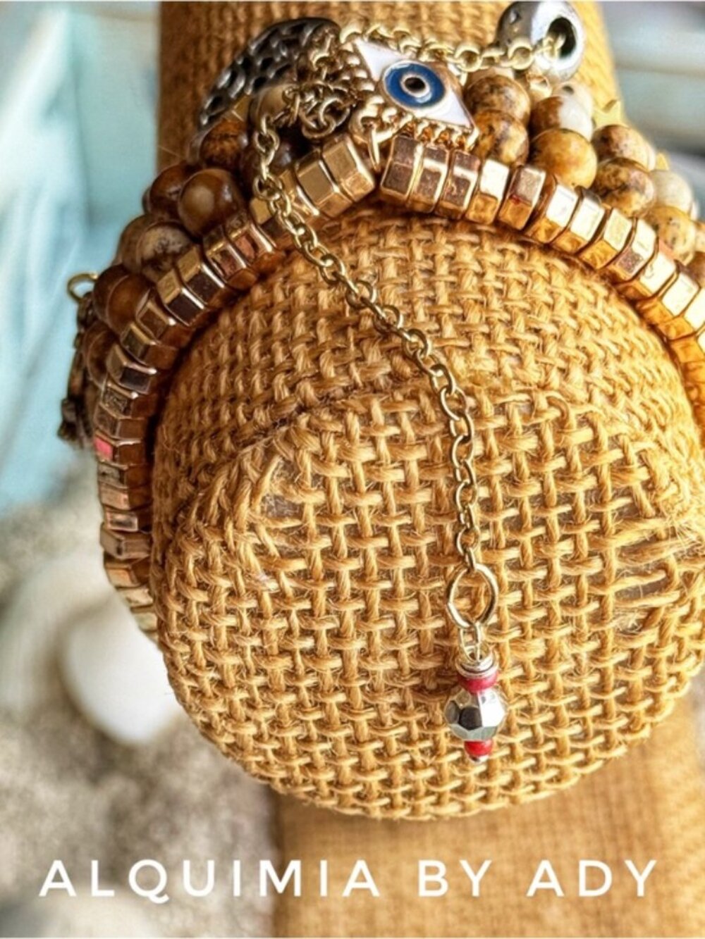 Curated stack bracelets + Neutral earthy Jaspers + Gifts for mom.